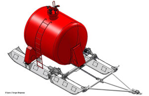 rendu 3D cuve traîneau 12m3