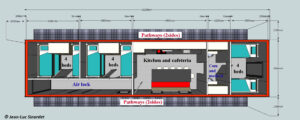 Visualisation of a 12-berth caravan design