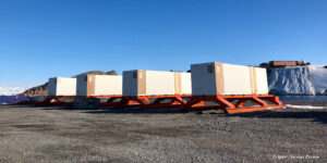 Awaca - Field units waiting for shipment to the icecap